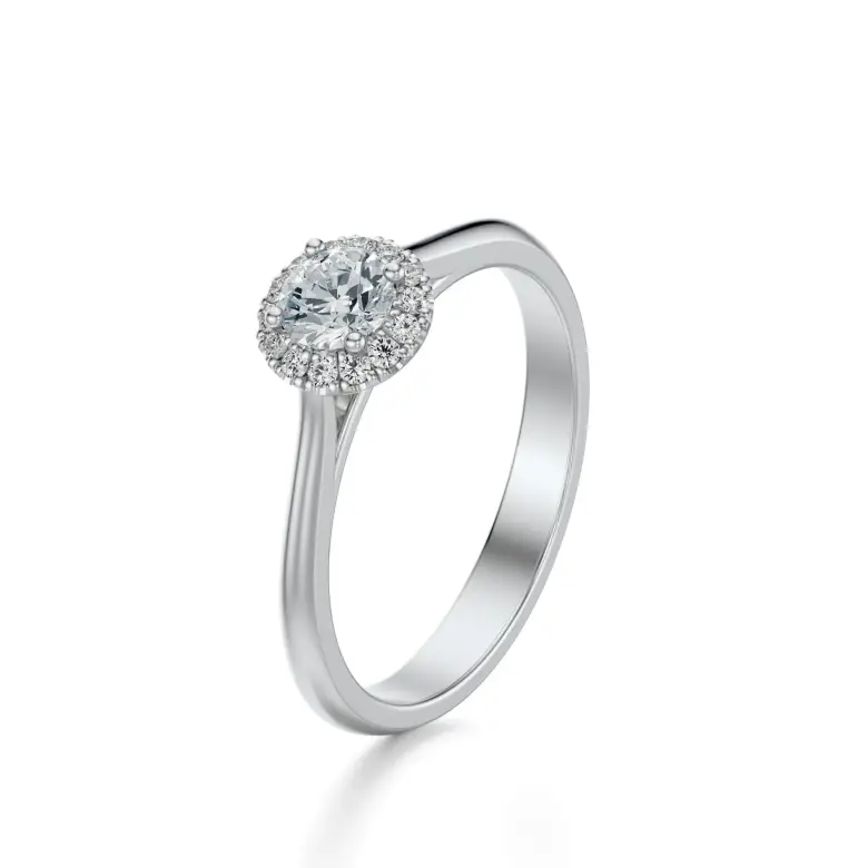 Pierścionek białe złoto z diamentami AJPZ_092